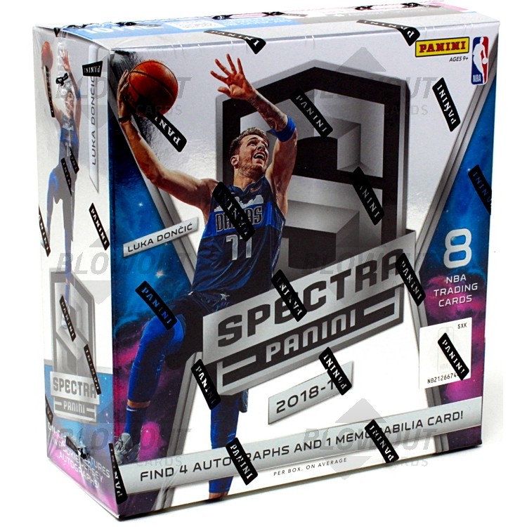 2018 19 Panini Spectra Basketball Hobby