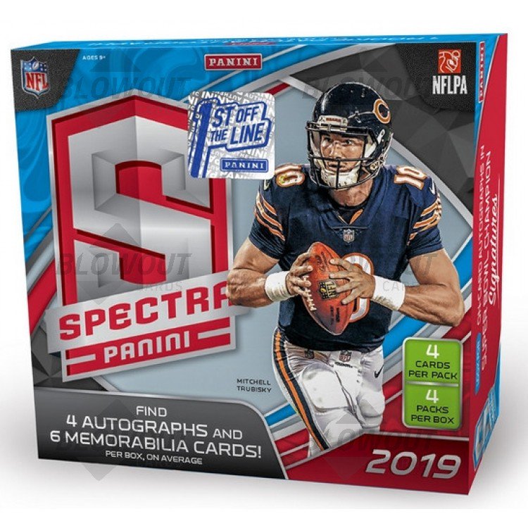 2019 Panini Spectra Football 1st Off The Line Hobby Box
