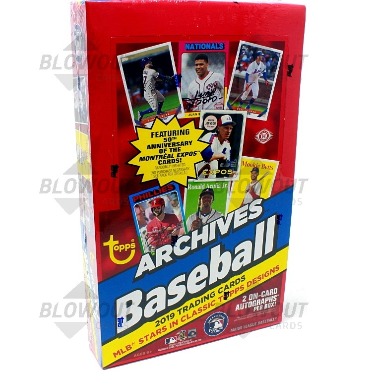 2019 Topps Archives Baseball Hobby