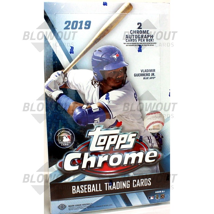 2019 Topps Chrome Baseball Hobby Box
