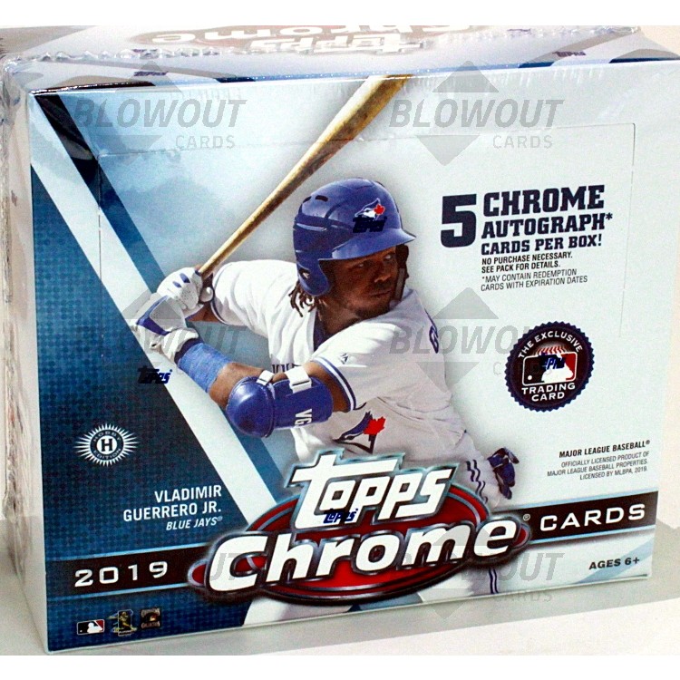 2019 Topps Chrome Baseball Jumbo HTA Box