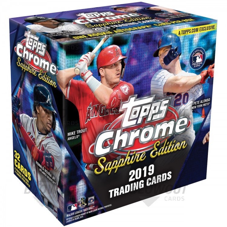 2019 Topps Chrome Sapphire Edition Baseball Box