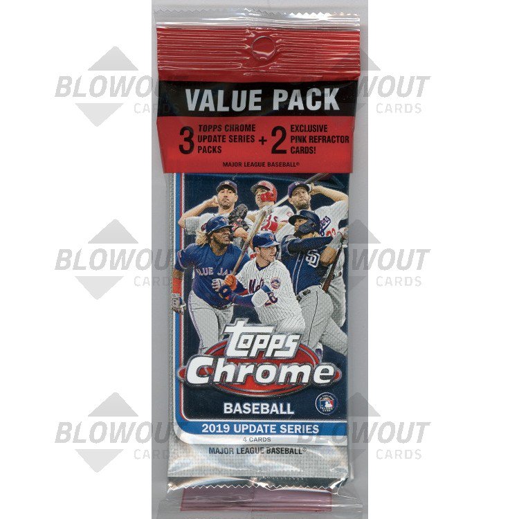2019 Topps Chrome Update Baseball Value Rack Pack