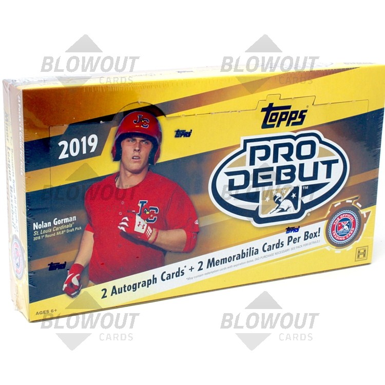 2019 Topps Pro Debut Baseball Hobby 12 Box Case