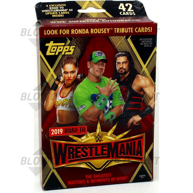 2019 Topps Road to WrestleMania WWE Shirt Relics All Sets Included