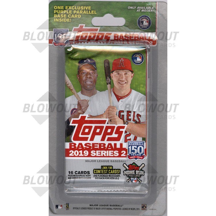 2019 Topps Series 2 Baseball Blister Pack