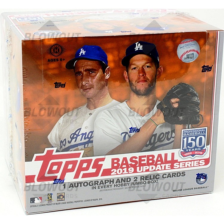 2019 Topps Update Series Baseball Jumbo