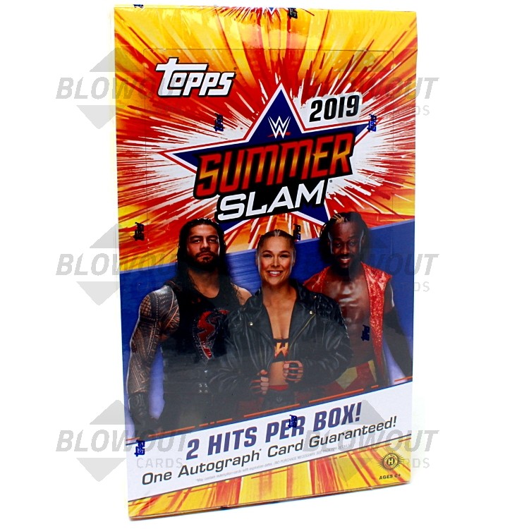 Topps 2019 WWE SummerSlam Value Box