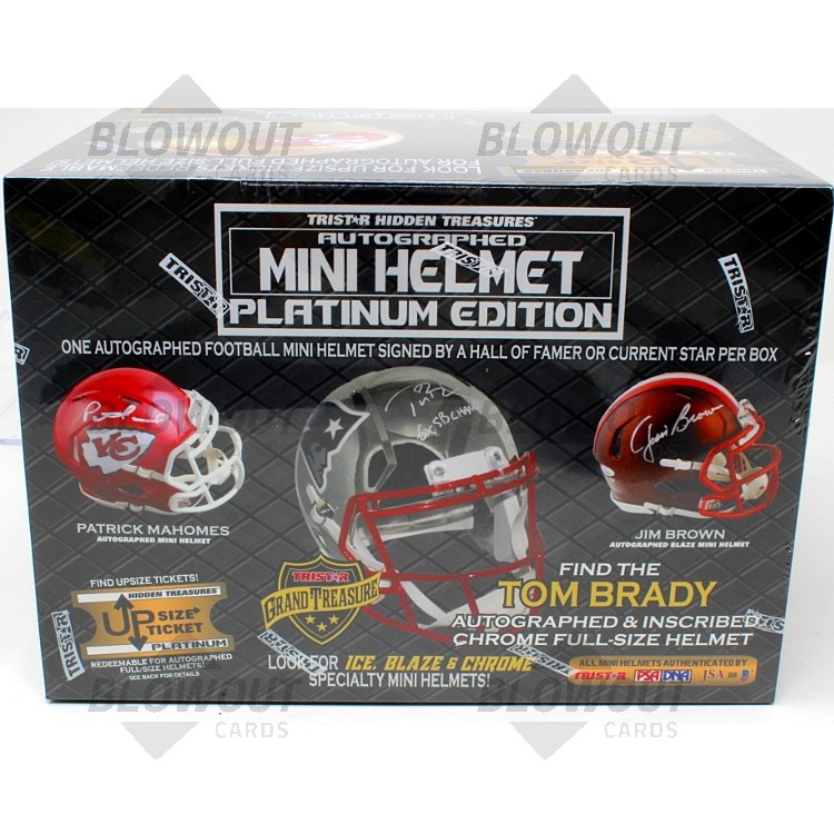 2019 Tristar H T Football Mini Helmet Platinum Edition