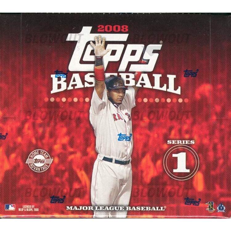 2008 Topps Series 1 Baseball Jumbo HTA Box