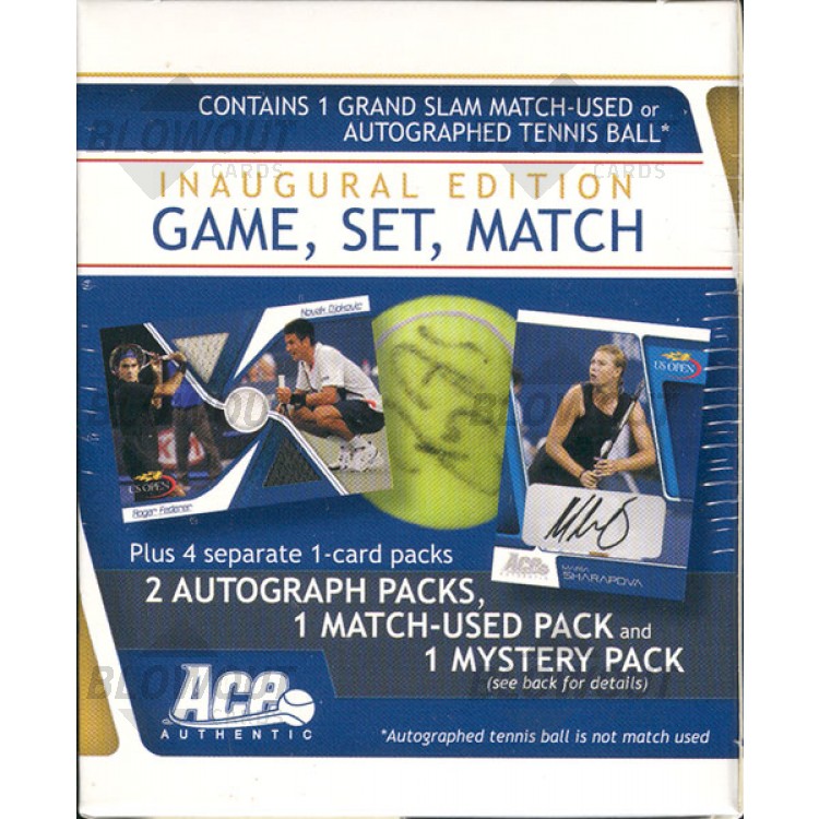 2009 Ace Authentic Game Set Match Tennis Box