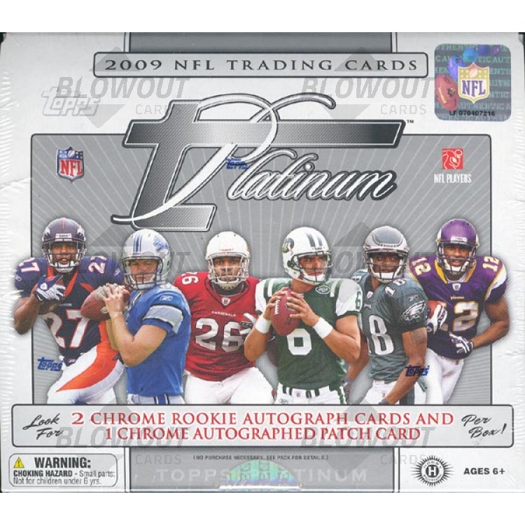 2009 Topps Platinum Football Hobby Box