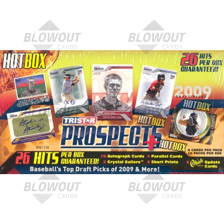 2009 Tristar Prospects Plus Hot Box Baseball Hobby Box