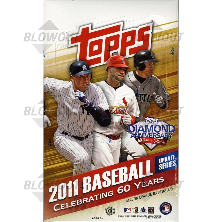 2011 Topps Update Series Baseball Hobby 12 Box Case
