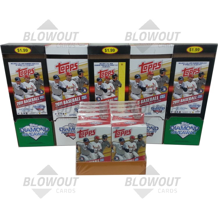2011 Topps Update Series Baseball Mega Trout Fishing Lot