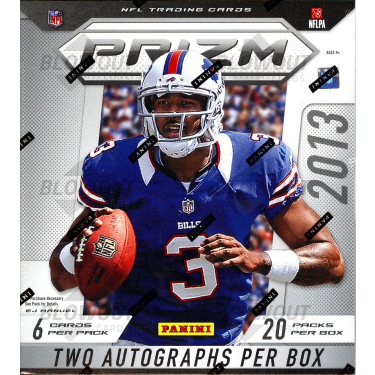2013 Panini Prizm Football Hobby 12 Box Case