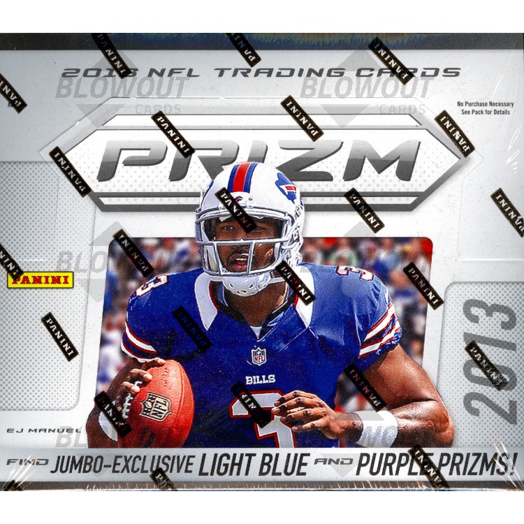 2013 Panini Prizm Football Jumbo 8 Box Case