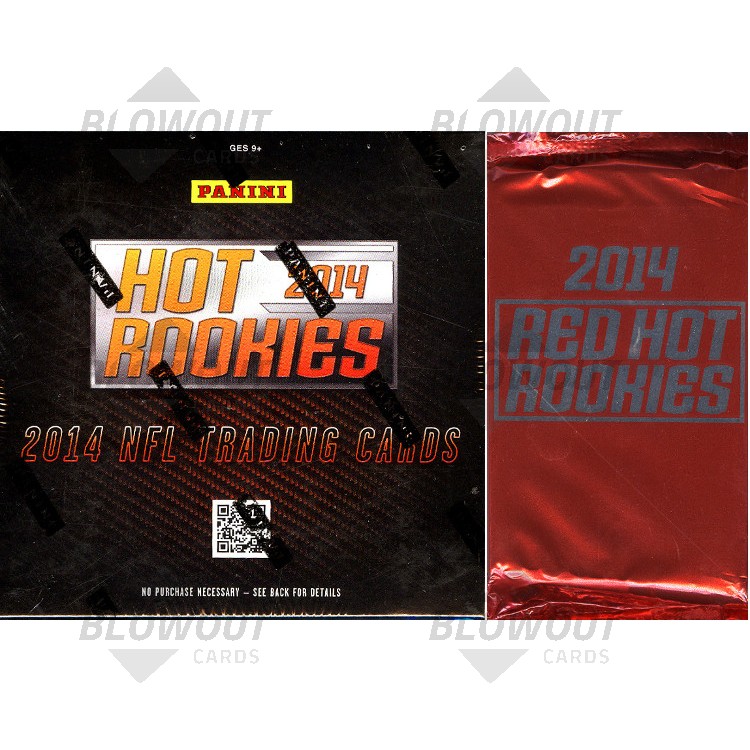 2014 Panini Hot Rookies Football 12 Box Case Red Hot Fat