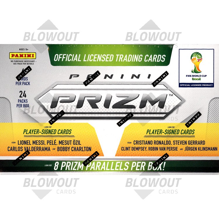 2014 Panini Prizm FIFA World Cup Soccer Hobby Box