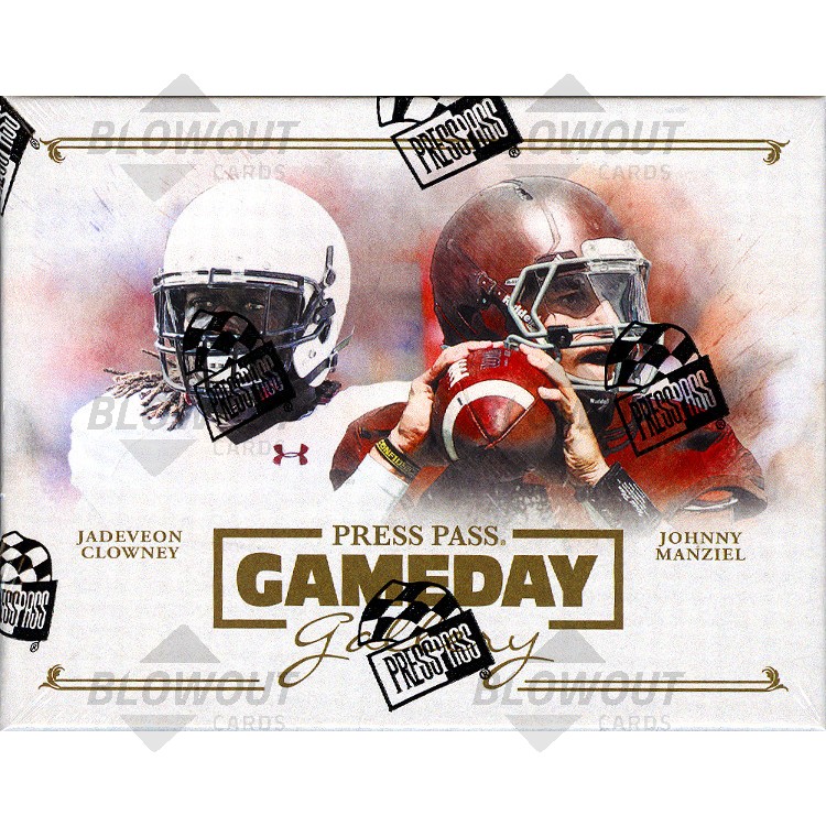 2014 Press Pass Gameday Gallery Football Hobby 10 Box Case