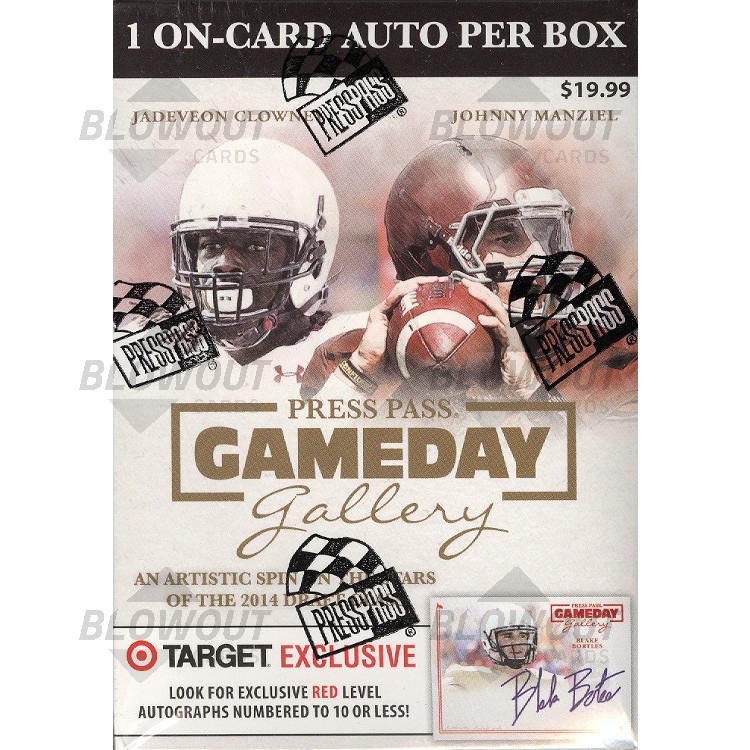 2014 Press Pass Gameday Gallery Football Blaster 20 Box Lot