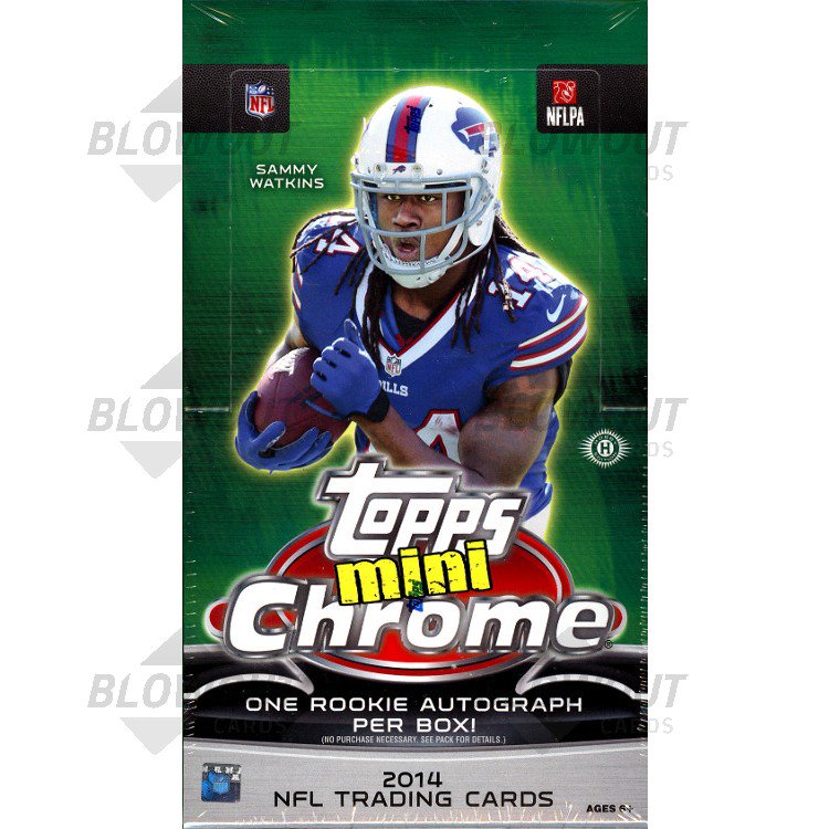 2014 Topps Chrome Mini Football Box