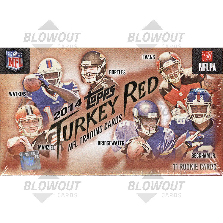 2014 Topps Turkey Red Football Box
