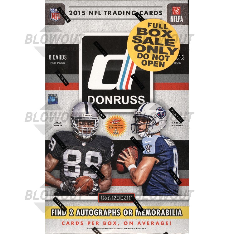 2015 Panini Donruss Football Retail Preferred Box
