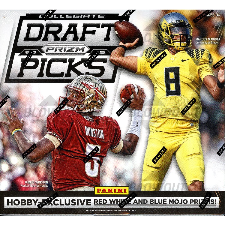 2015 Panini Prizm Collegiate Draft Football Hobby 20 Box Case