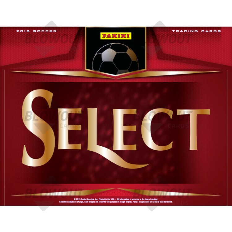 2015 Panini Select Soccer Hobby Box