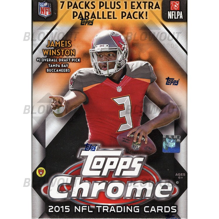 2015 Topps Chrome Football Blaster 16 Box Case