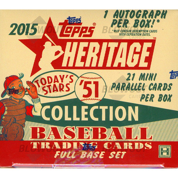 2015 Topps Heritage '51 Collection Baseball Hobby Box