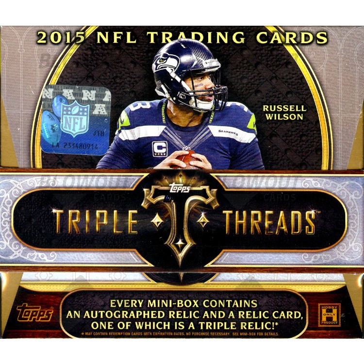 2015 Topps Triple Threads Football Hobby Box