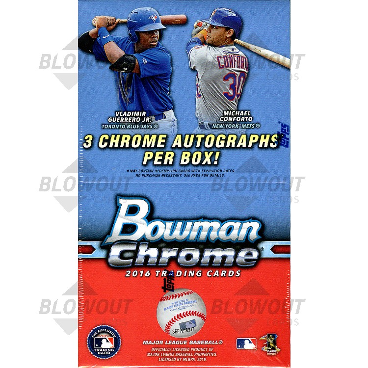 2016 Bowman Chrome Baseball Vending Box