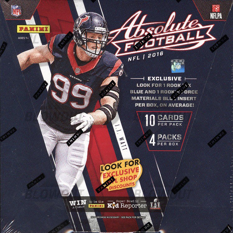 2016 Panini Absolute Football Retail Premium Box