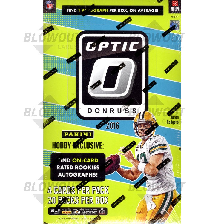 2016 Panini Donruss Optic Football Hobby Box