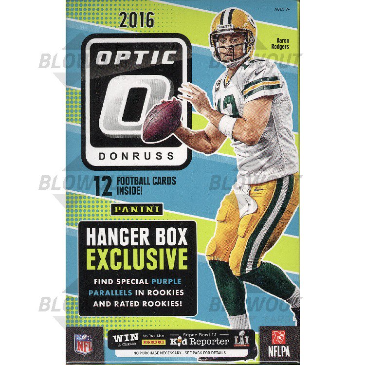 2016 Panini Donruss Optic Football Hanger Pack Box