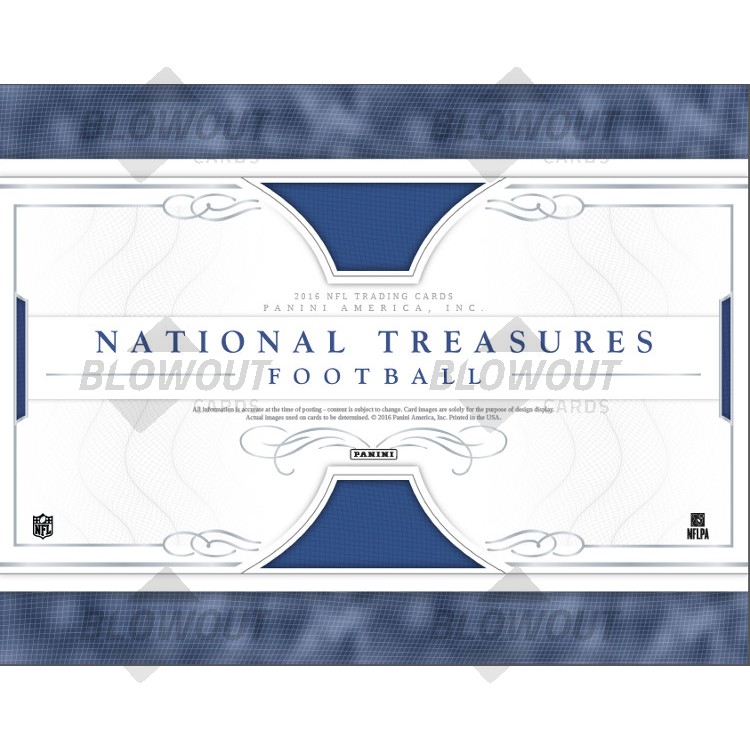 2016 Panini National Treasures Football Hobby Box