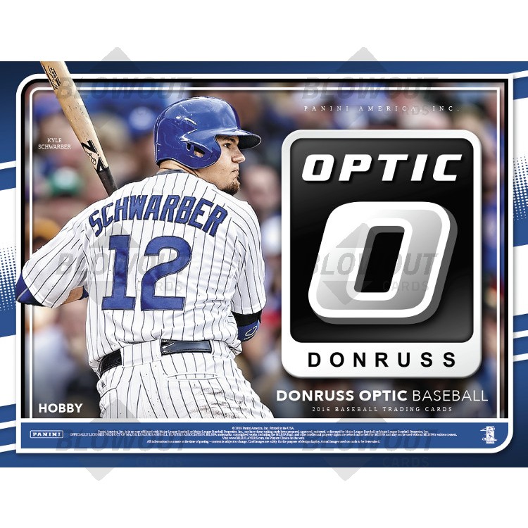2016 Panini Donruss Optic Baseball Hobby Box