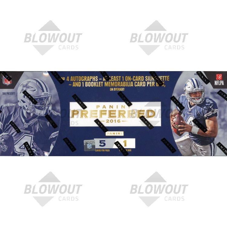 2016 Panini Preferred Football Hobby Box