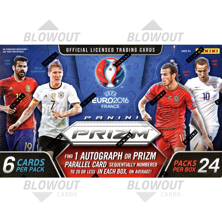 2016 Panini Uefa Euro Prizm Soccer Hobby Box