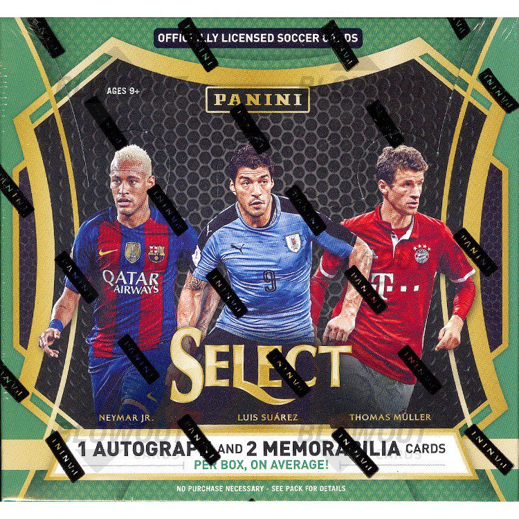 2016-17 Panini Select Hobby Box Soccer (Factory Sealed