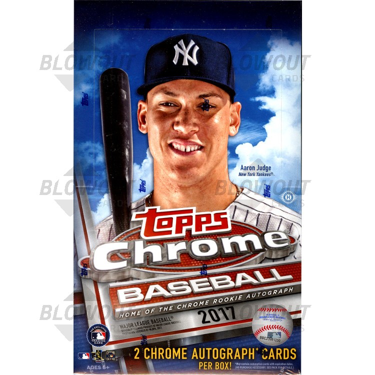 2017 Topps Chrome Baseball Hobby Box