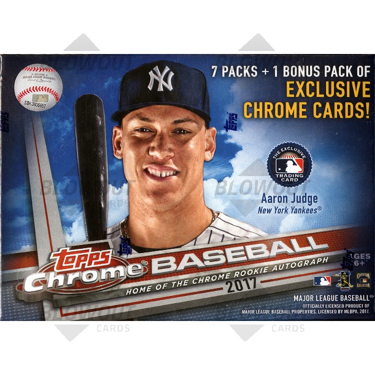 2017 Topps Chrome Baseball Blaster Box