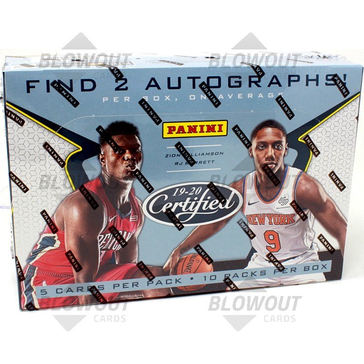 2019 20 Panini Certified Basketball Hobby Box