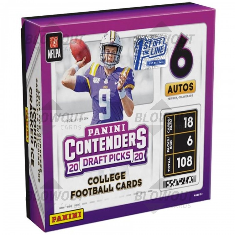 2020 Panini Contenders Draft Picks Football 1st Off The Line Hobby