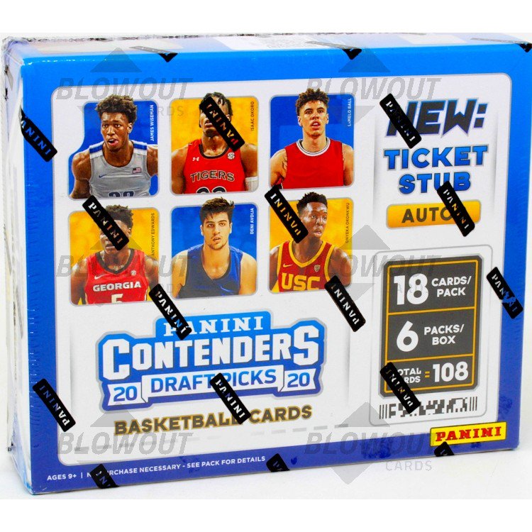 2020/21 Panini Contenders Draft Picks Basketball Hobby Box