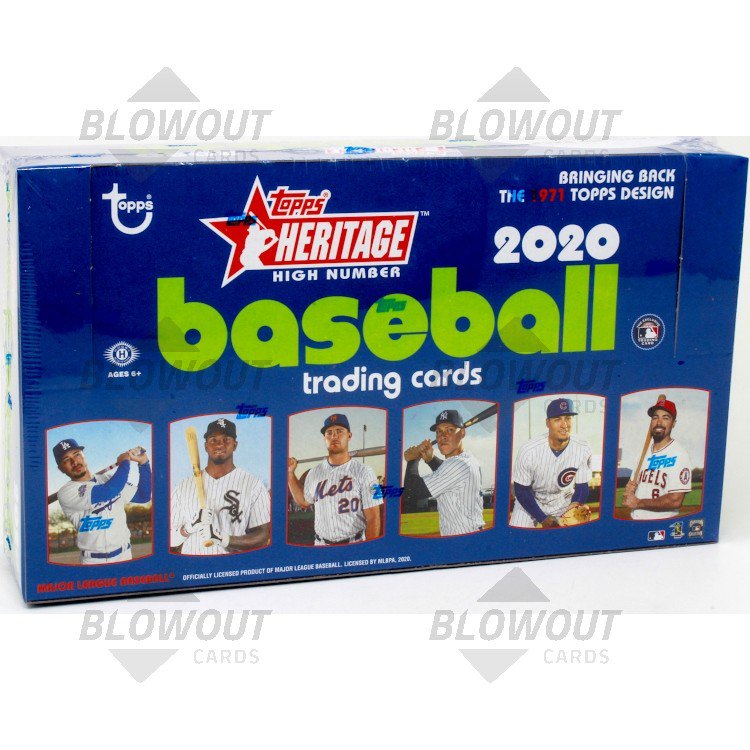 2019 TOPPS HERITAGE HIGH NUMBER BASEBALL HOBBY BOX BLOWOUT CARDS