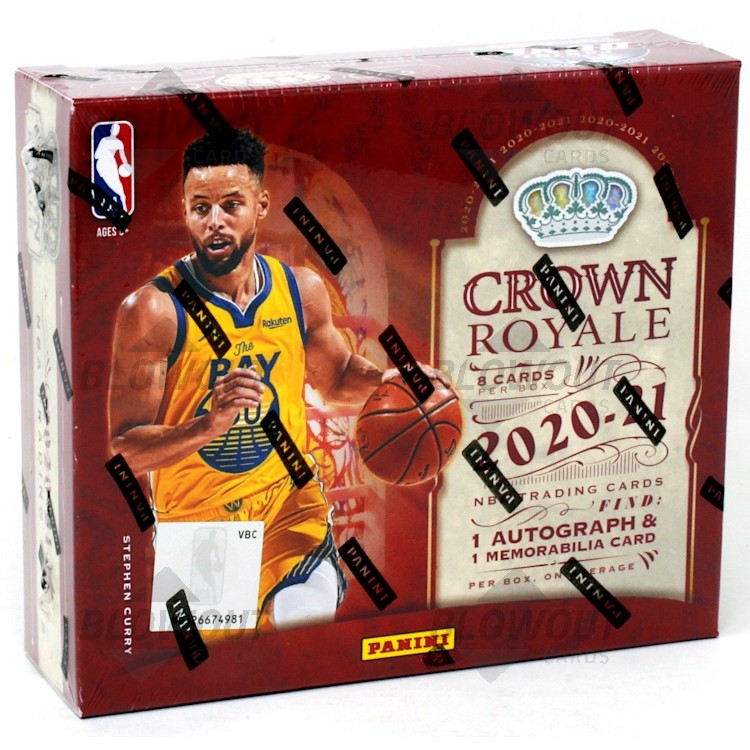 ご注意ください 2022 PANINI CROWN ROYALE HOBBY 新品未開封ボックス