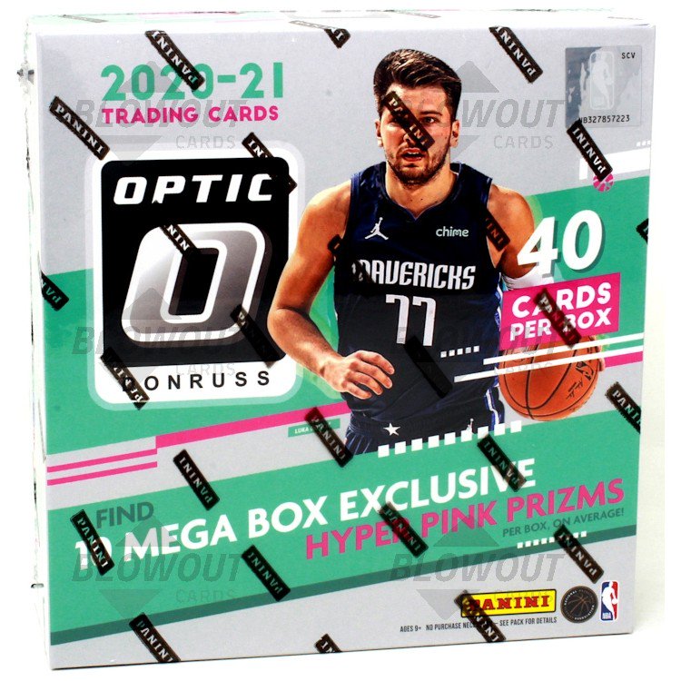 2020/21 Panini Donruss Optic Basketball Hyper Pink Prizm Mega Box